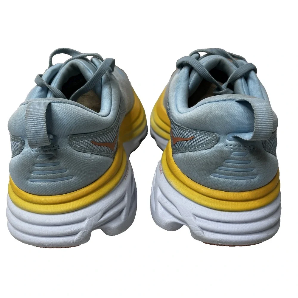 HOKA Bondi 8 Shoes Womens 11B / Men's 10B Cushioned Running Walking Trainers - Picture 9 of 15